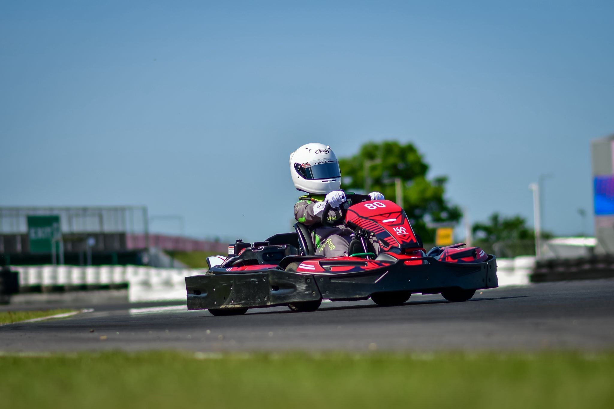 Luke on track at Silverstone